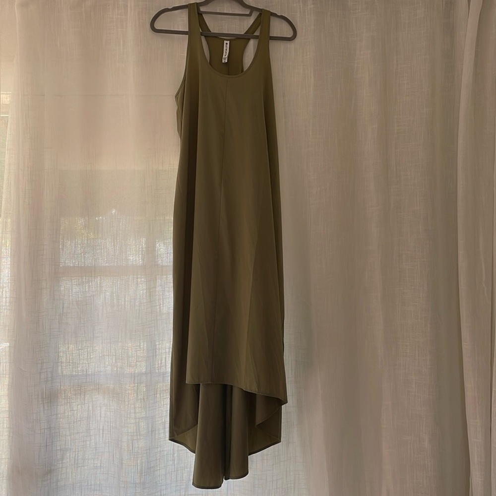 Athleta Presidio Dress High-Low Maxi (Small Tall)